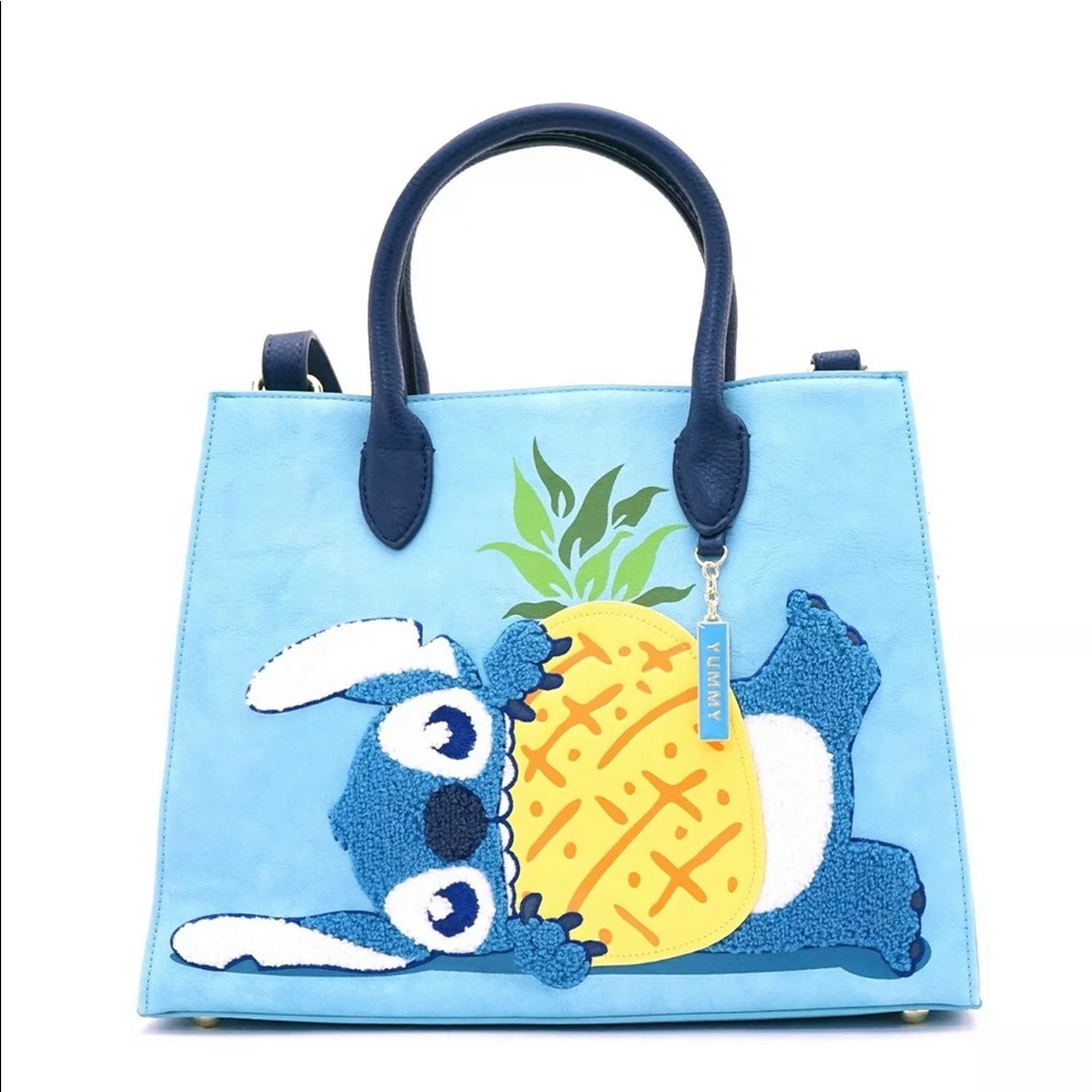 Loungefly Stitch chenille detail handbag
